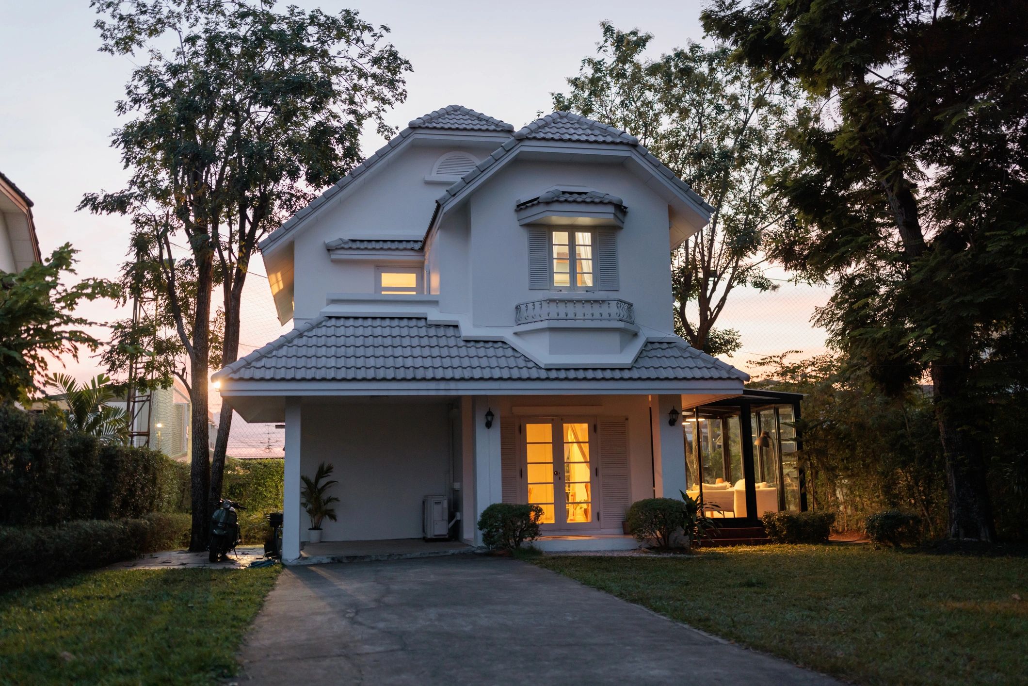 Home exterior representing door replacement services